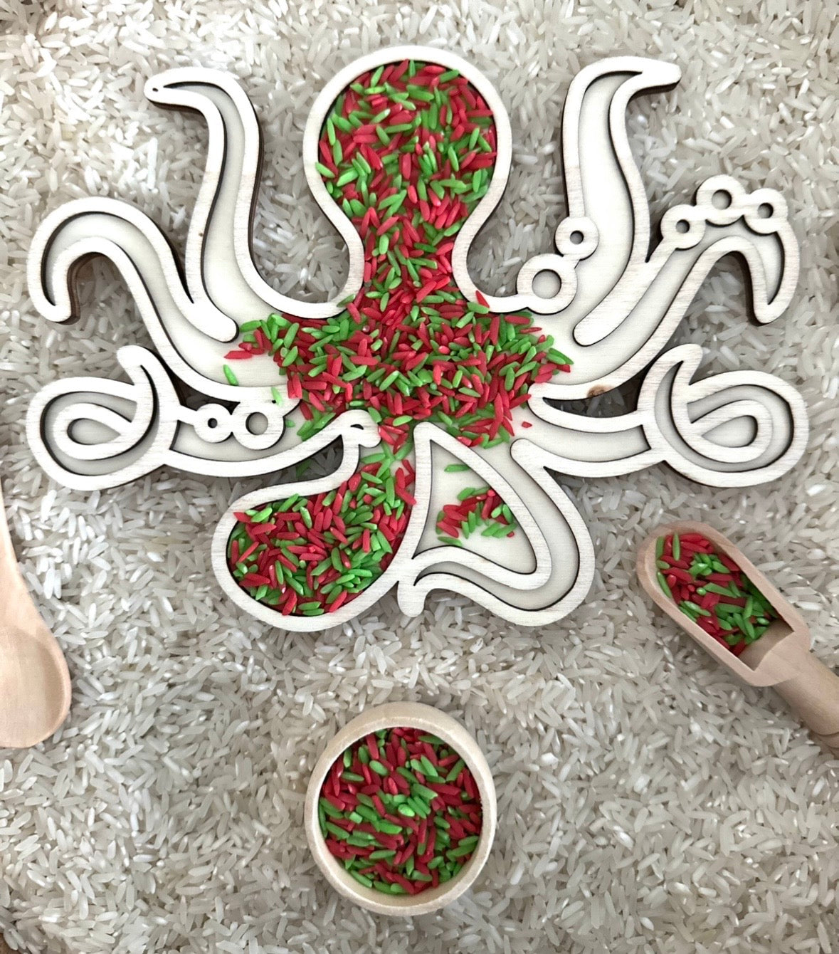 π Octopus Vulvorm Hout