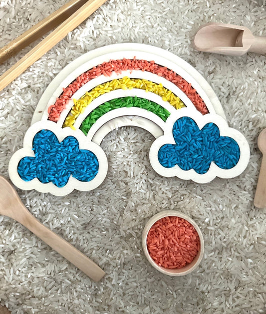 🌈 Regenboog Vulvorm Hout