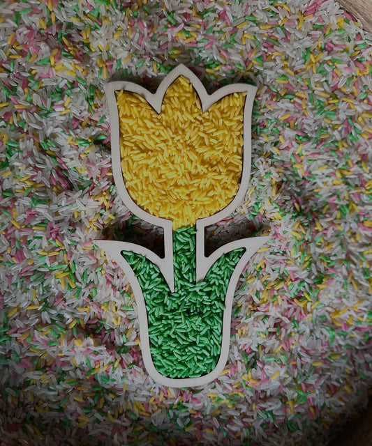 🌷 Tulp Vulvorm Hout